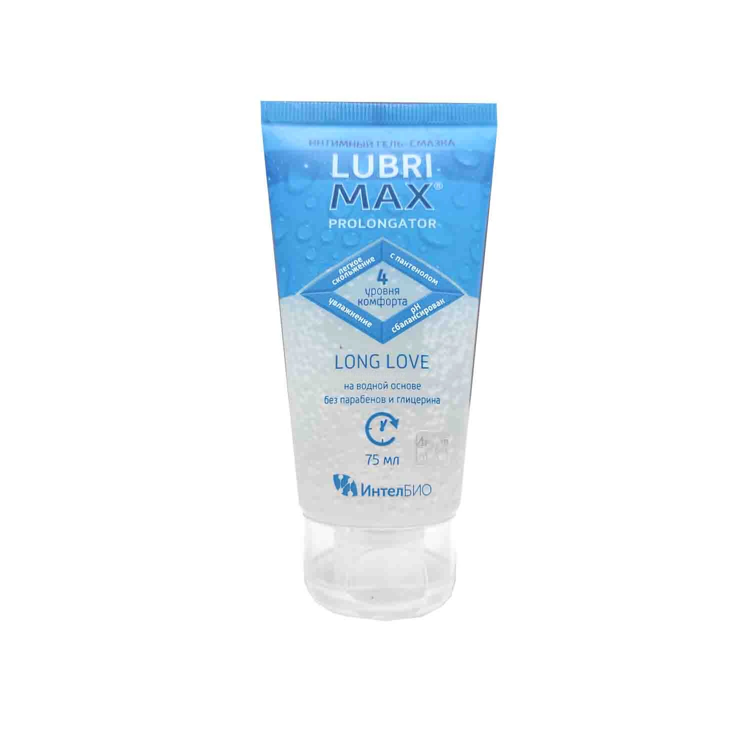 LUBRIMAX prolongator интимный гель-смазка 75 мл (Королев фарм)