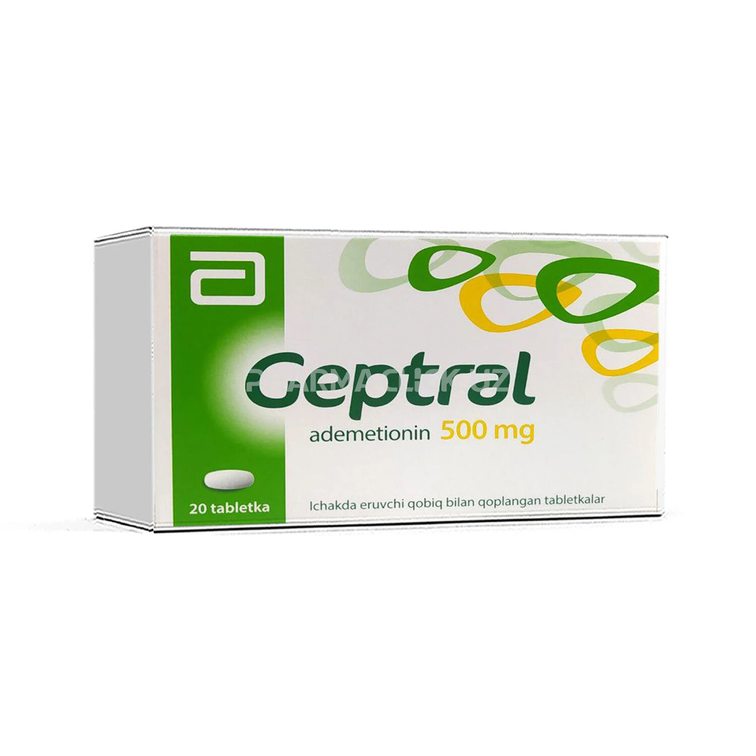 Гептрал табл 500мг №20 Гептрал табл 500мг №20