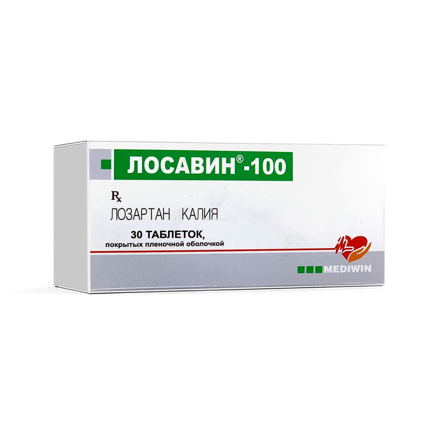 Лосавин-100 таб. п.п/о 100мг №30	