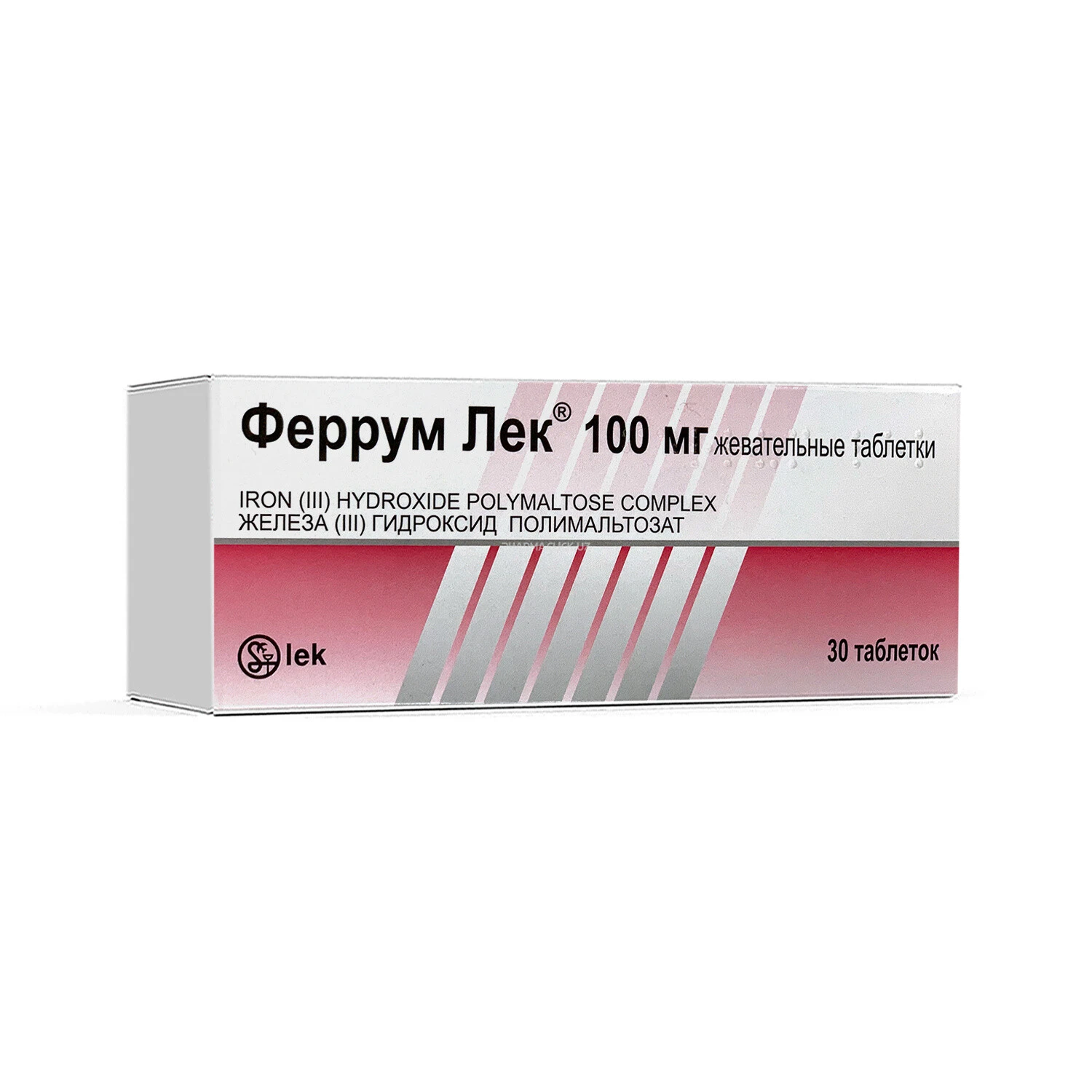 Ferrum Lek chaynaladigan tab. 100mg №30