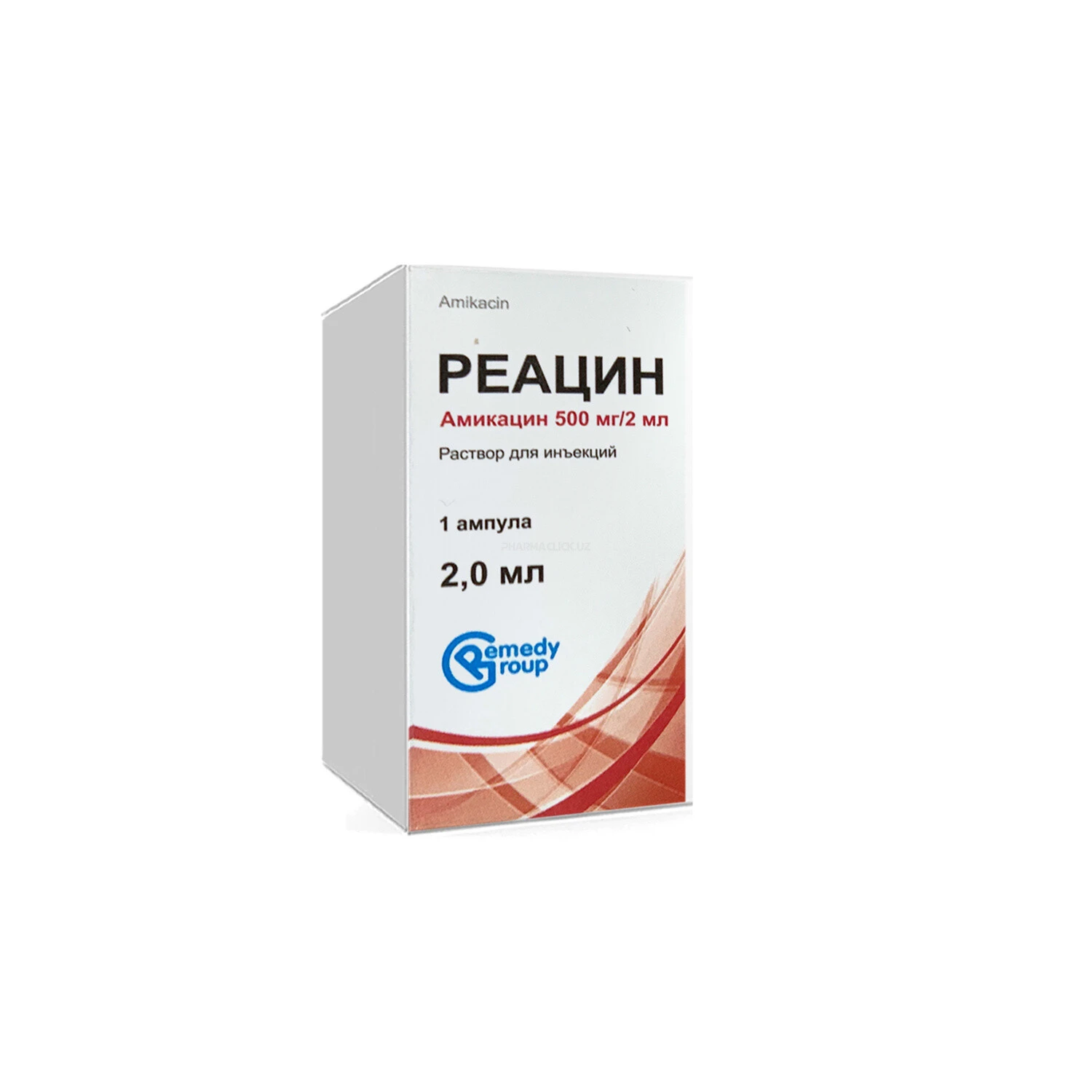Reatsin in'ektsiya uchun eritma 500mg/2ml №1