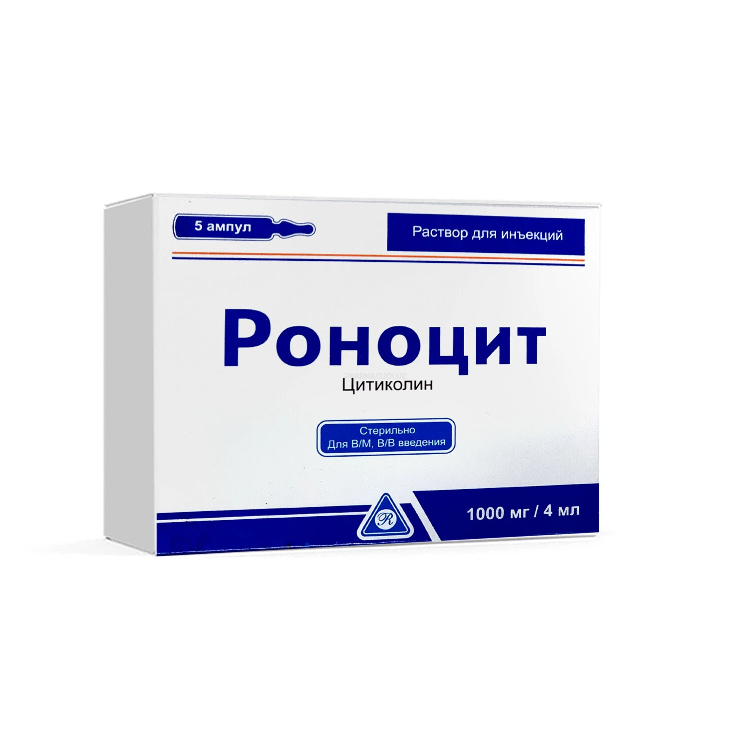 Роноцит р-р д/ин. 1000мг/4мл №5