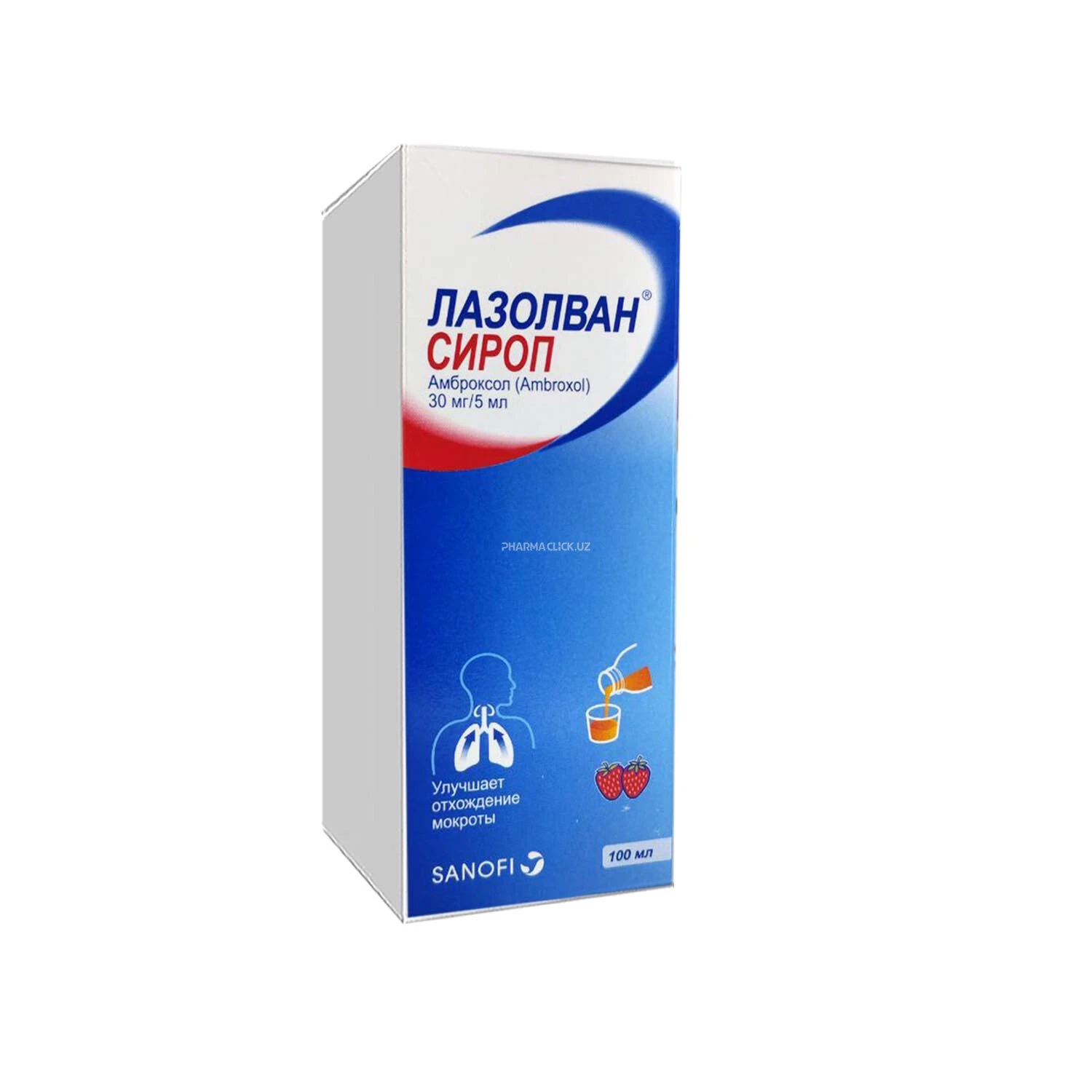 Lazolvan sirop 30mg/5ml 100 ml