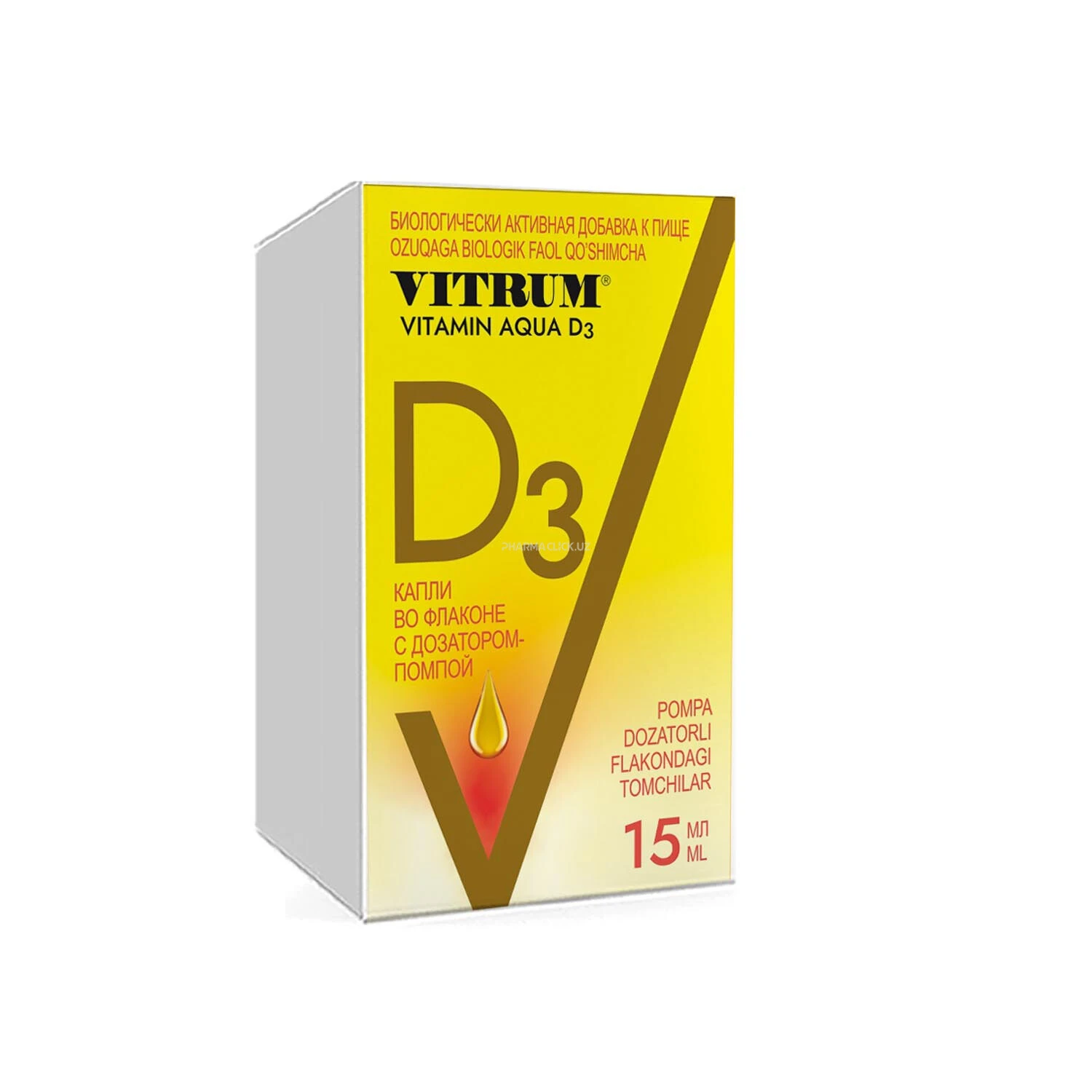 VITRUM VITAMIN AKVA D3 Tomchilar 15ml