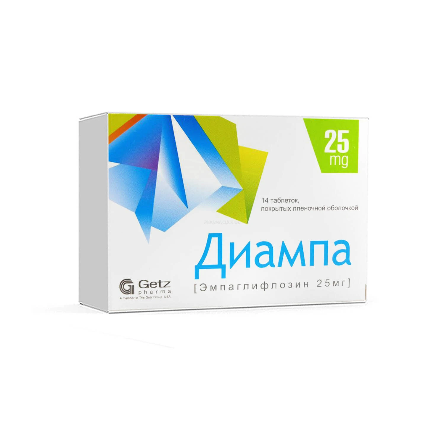 Diampa 25 mg tabletkalar №14