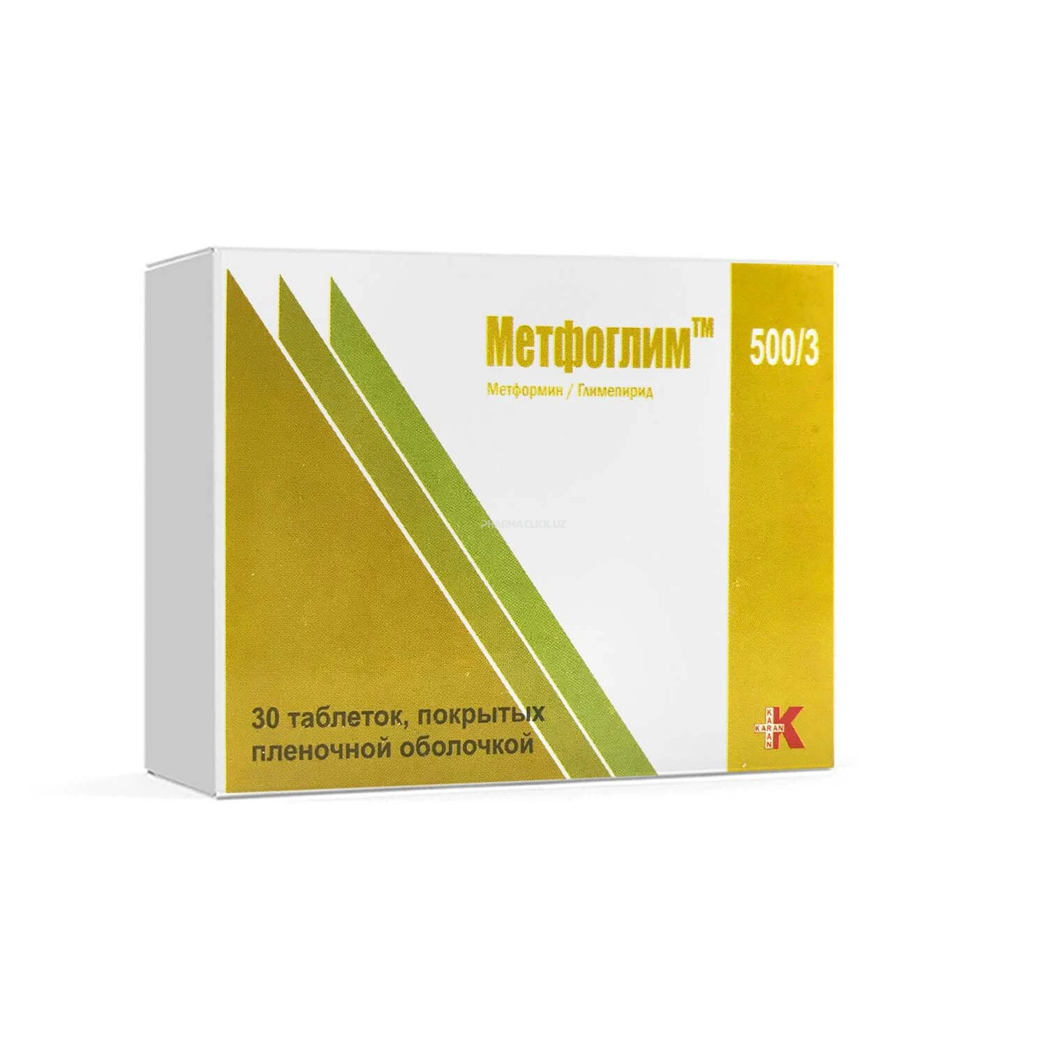 Metfoglim tab. 500mg/3mg №30