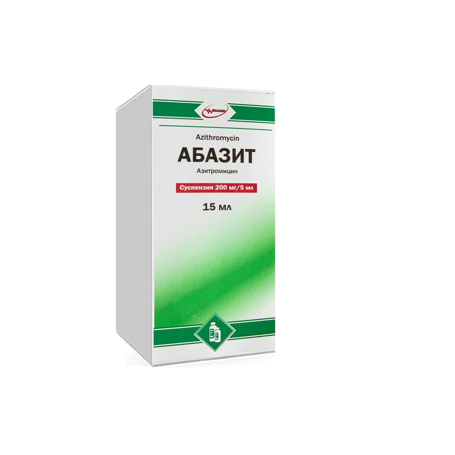 Абазит сусп 200мг/5мл 15мл