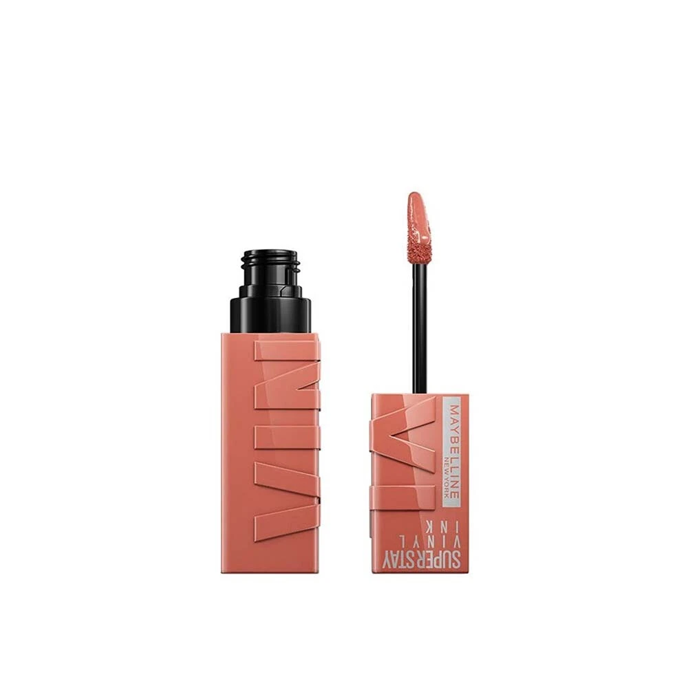 Помада для губ глянцевая Maybelline New York "Super Stay Vinyl Ink", оттенок: 105, золотой, 18мл