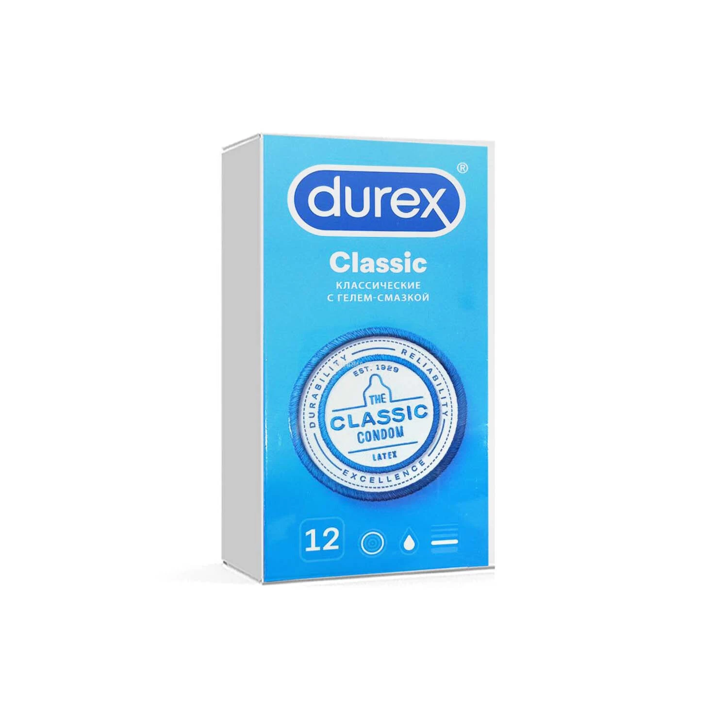 DUREX CLASSIC prezervativi №12