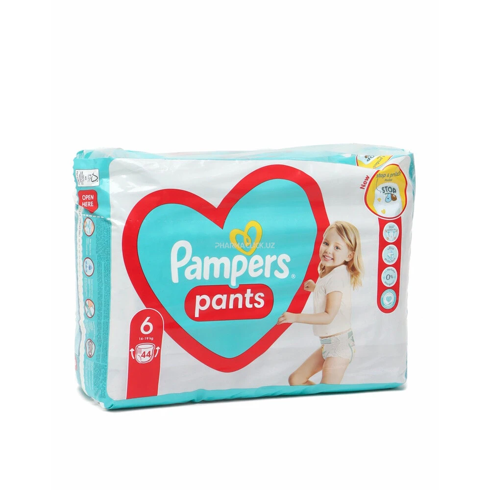 Подгузники-трусики Pampers 6-44 шт