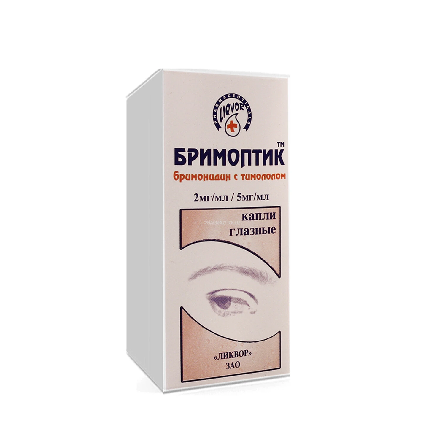 Бримоптик™ глазные капли 2мг/мл, 5мг/мл 10мл