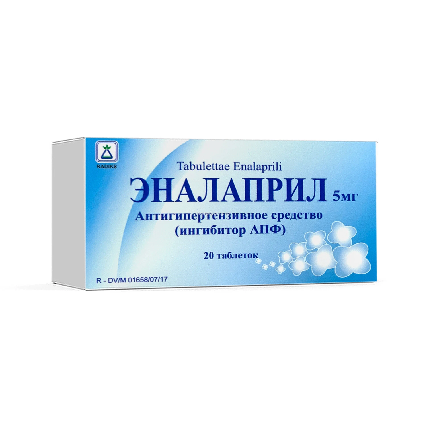 Enalapril tab. 0,005g. №20 Radiks