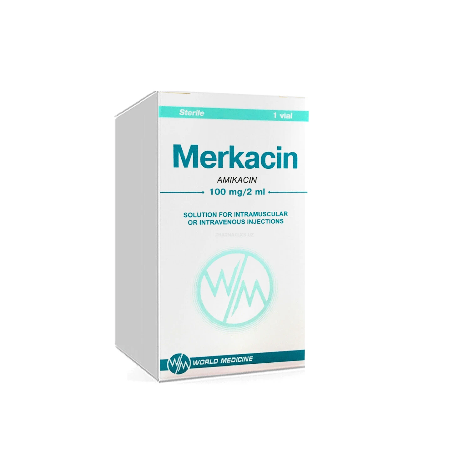 Merkatsin in'ektsiya uchun eritma 100mg/2ml №1