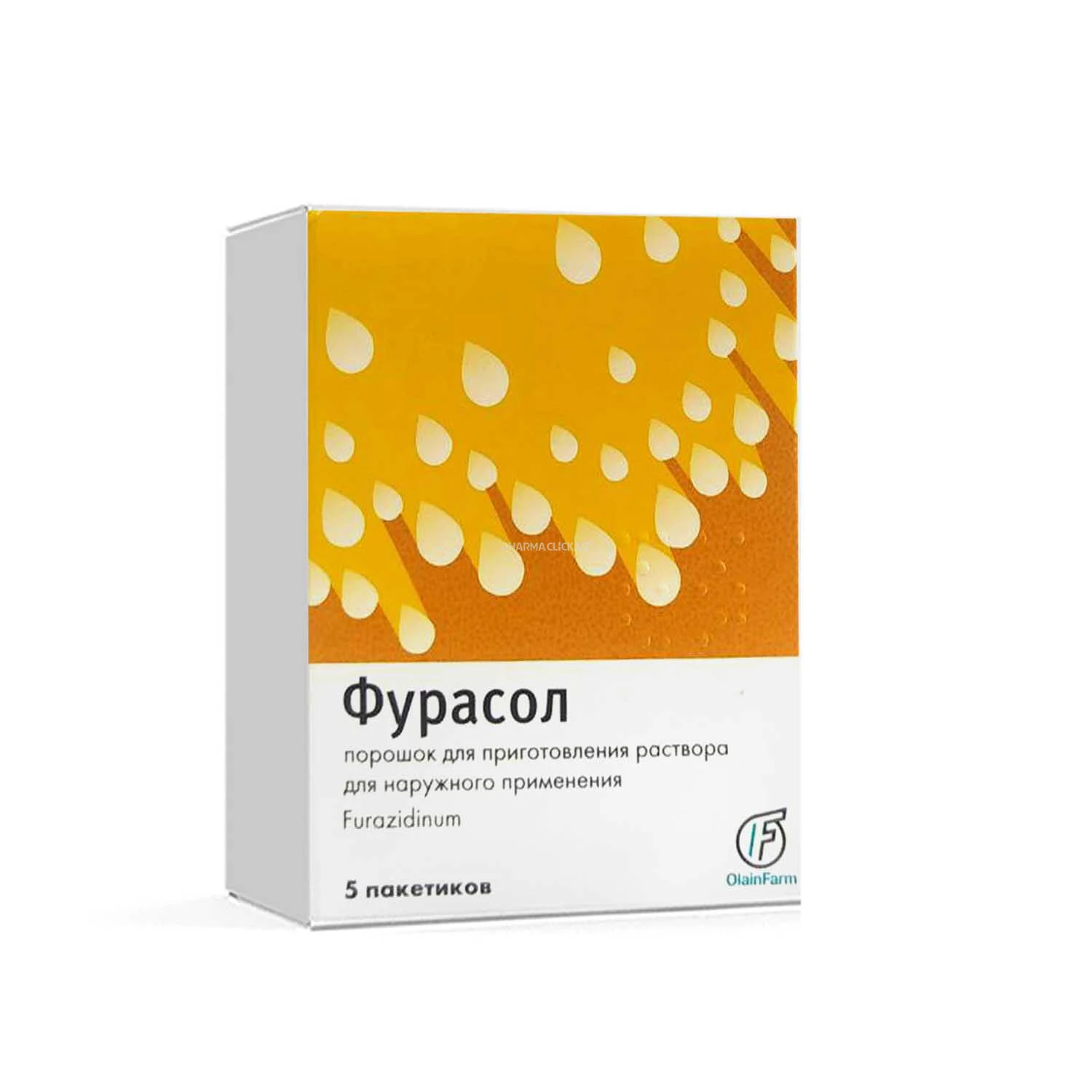 Furasol sirtga qo‘llash uchun eritma tayyorlash uchun kukun 1000mg №5 (paketiklar)