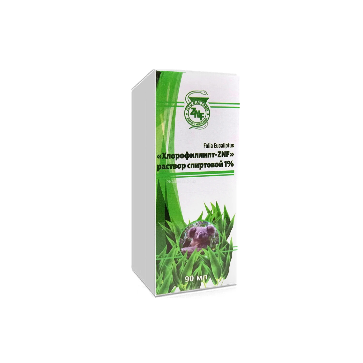 Xlorofillipt spirtli eritma 1% 90ml /ZNF/