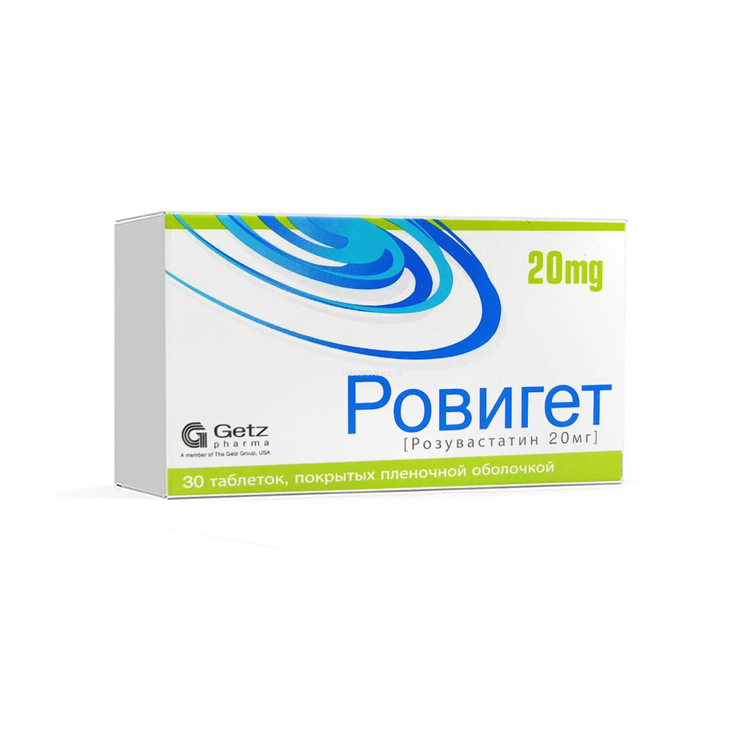 Ровигет таблетки 20мг №30