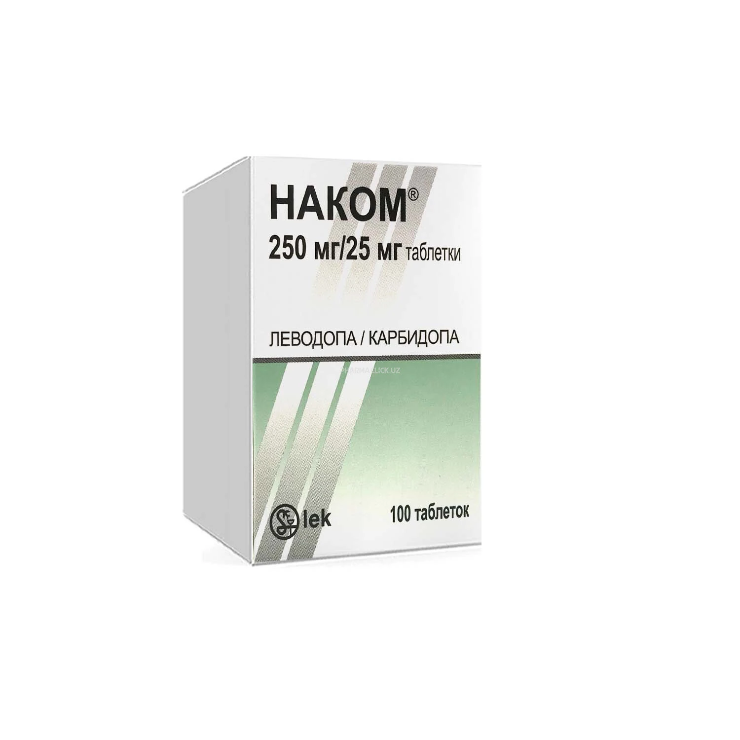 Nakom tab. 250mg/25mg №100