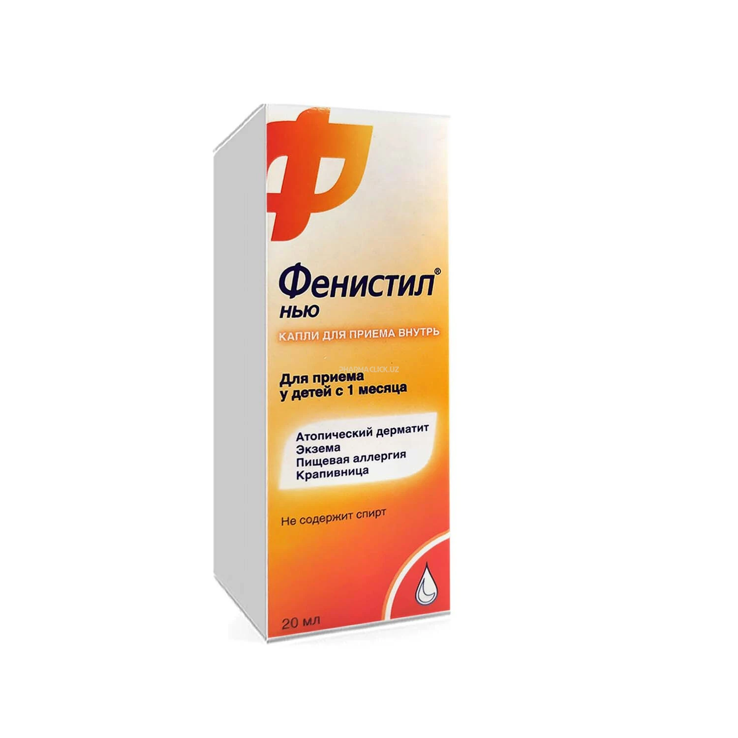 Fenistil tomchi 0,1% 20ml