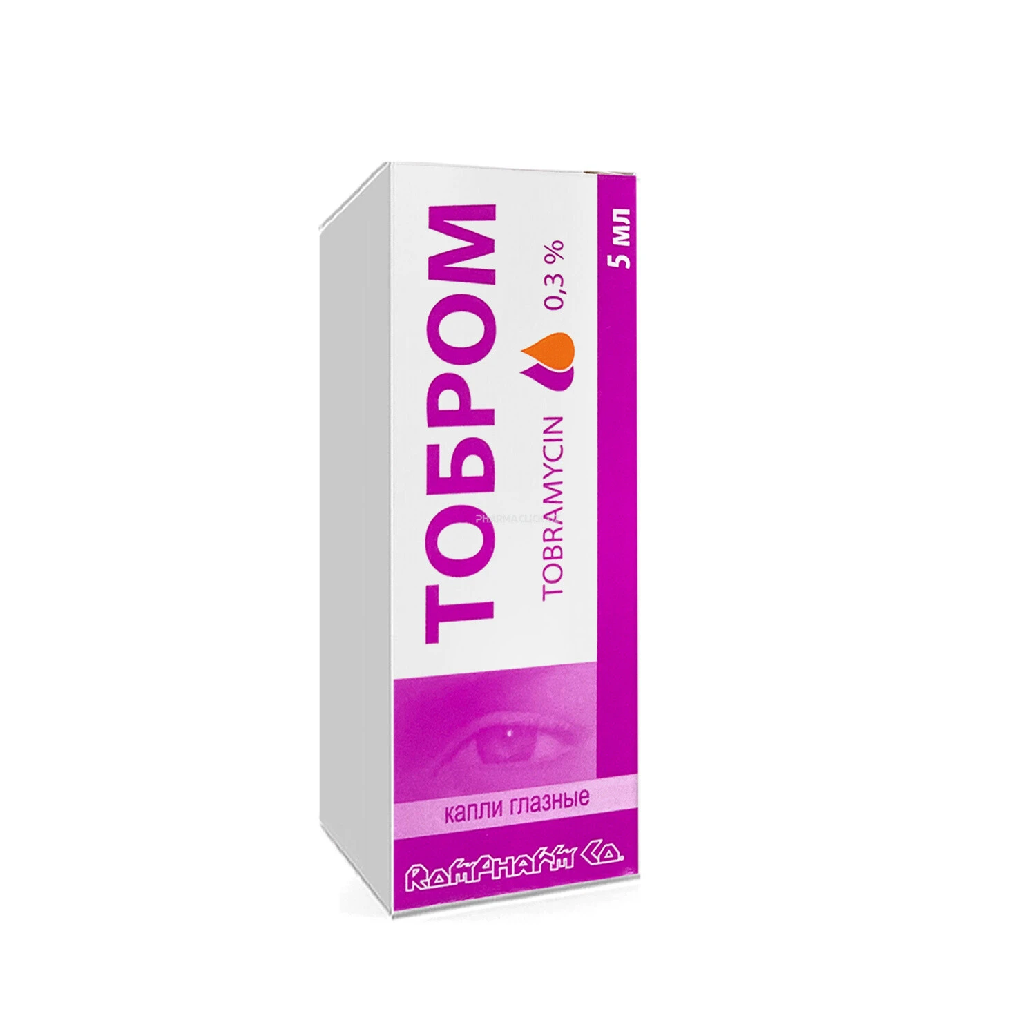 Tobrom ko‘z tomchilari 0.3% 5ml