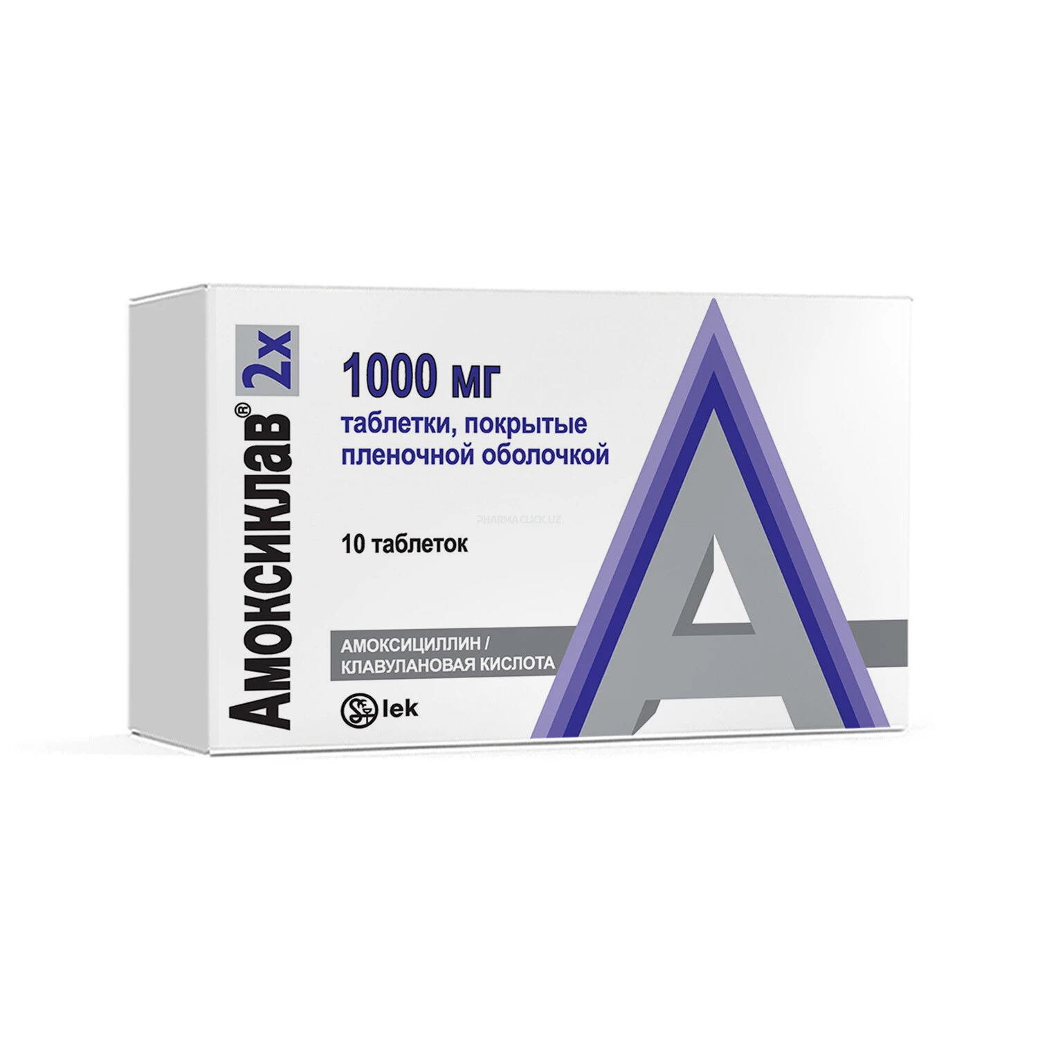 Amoksiklav 2X 1000 mg tabletkalar №14