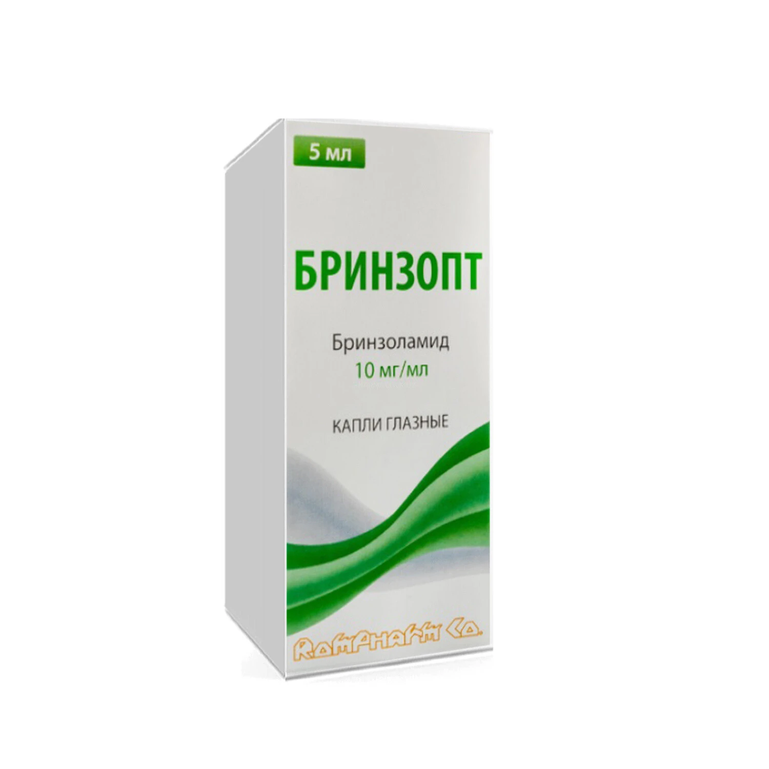 БРИНЗОПТ к-ли глазные сусп 10мг/мл 5мл