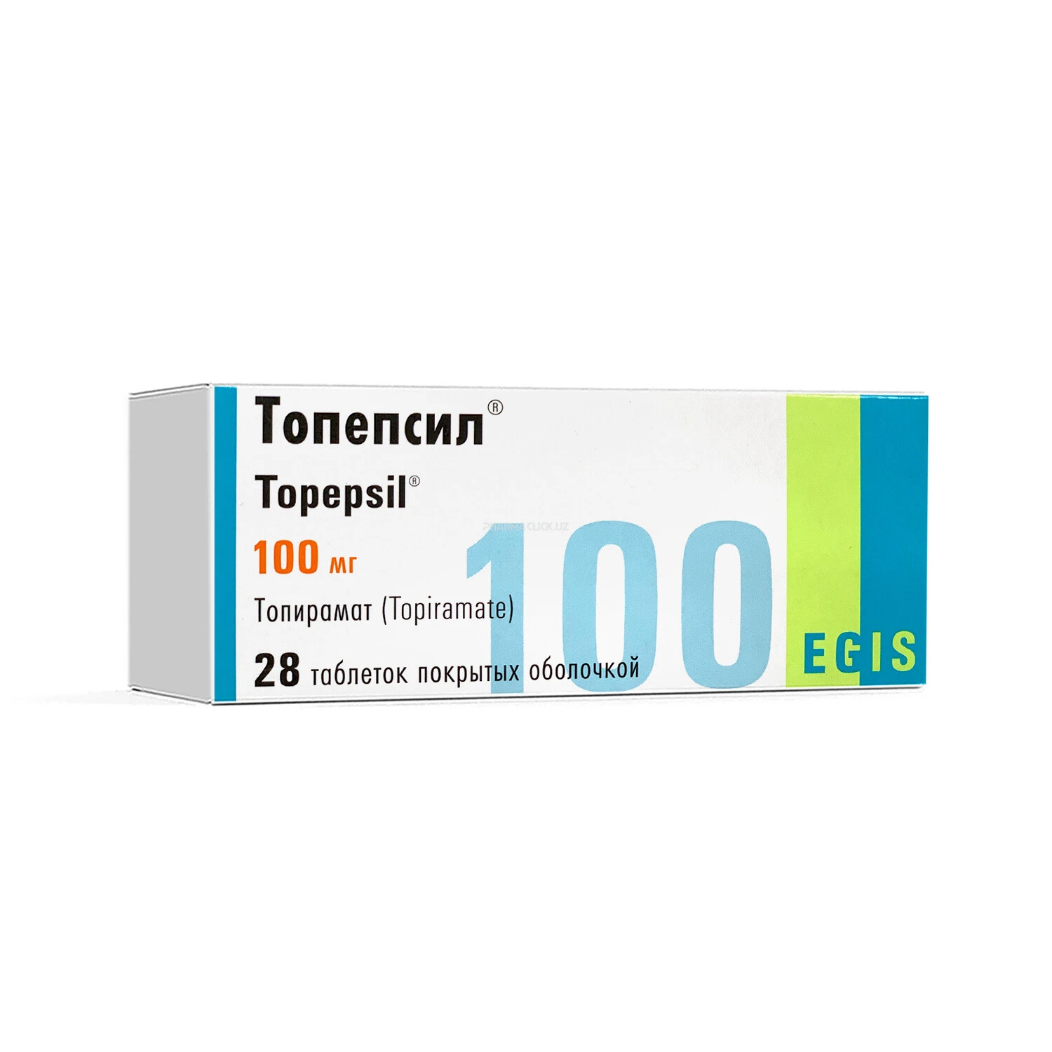 Topepsil tabletkalar 100mg №28