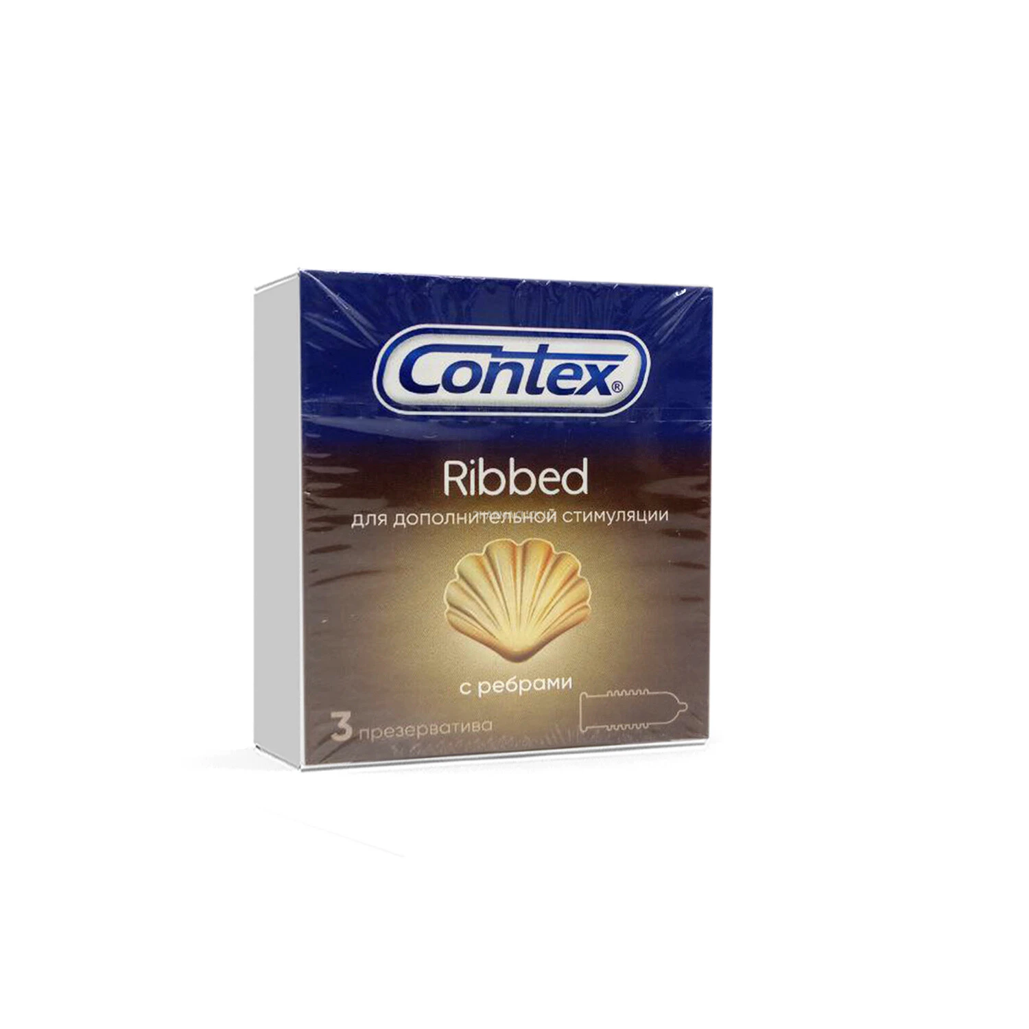 Contex Ribbed prezervativlari №3