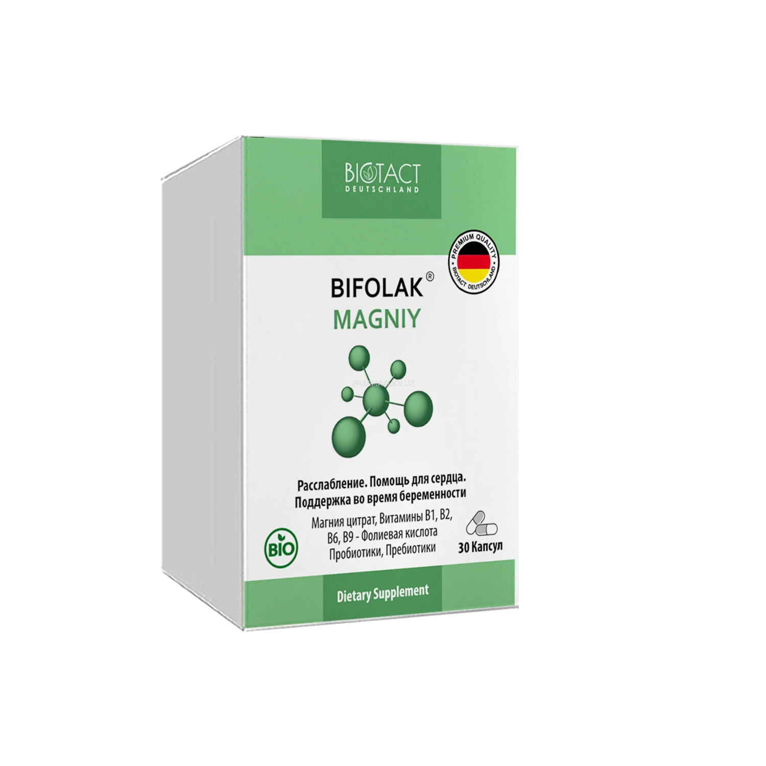 Bifolak - MAGNIY 0,5g №30 (kapsulalar)