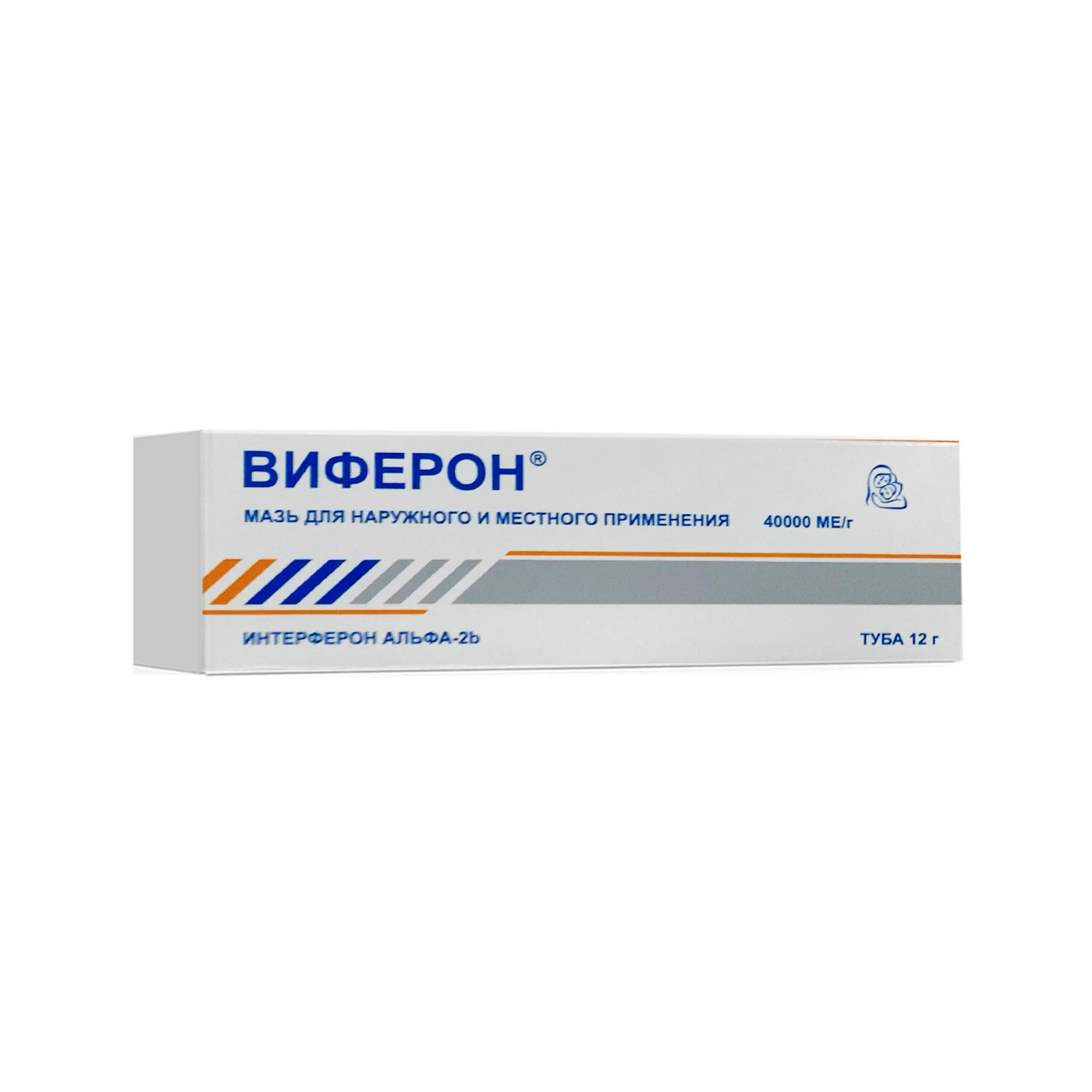 ВИФЕРОН мазь д/нар-го и мест-го прим-ия 40000МЕ/г 12г