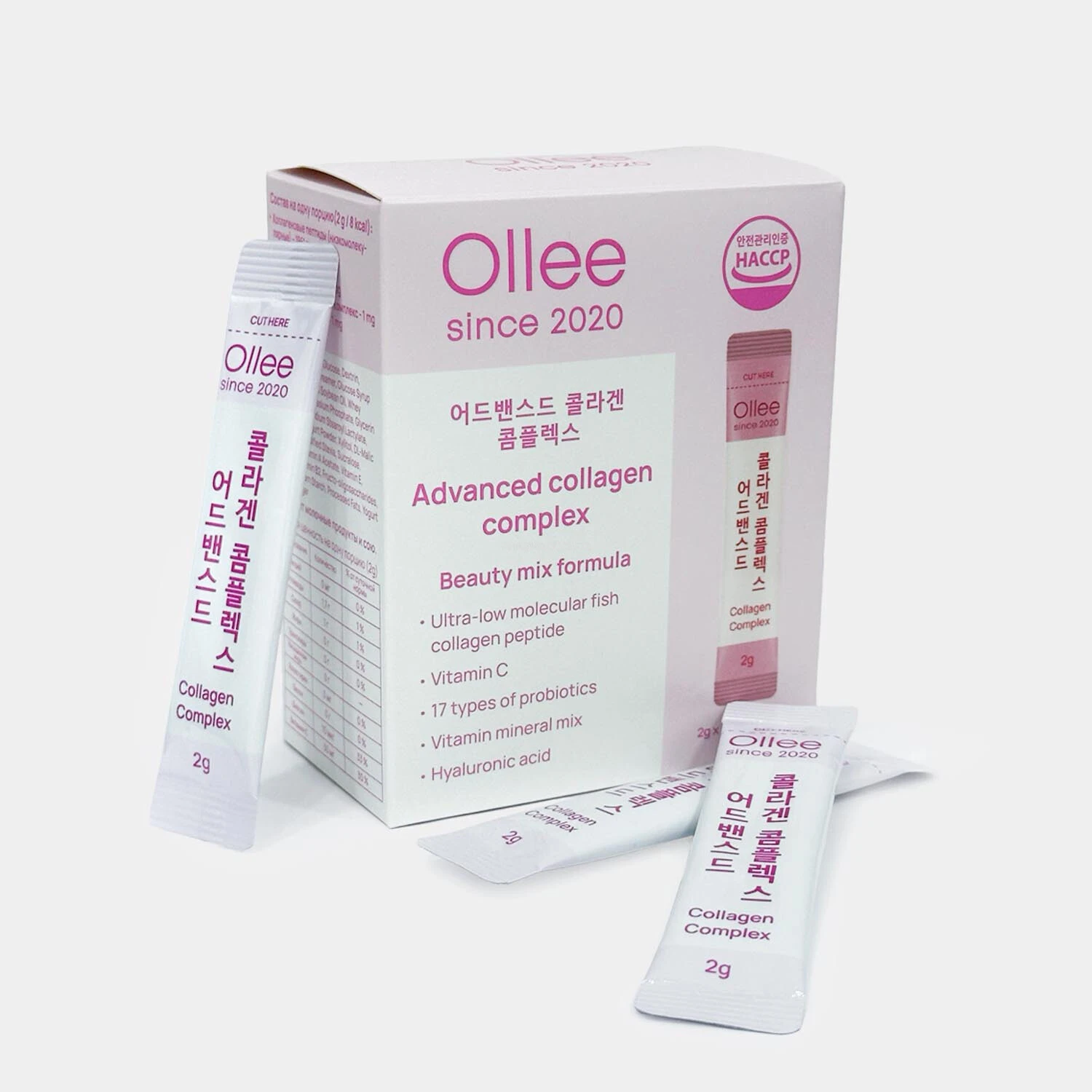 OLLEE ichiladigan kukunli kollagen, 60 g