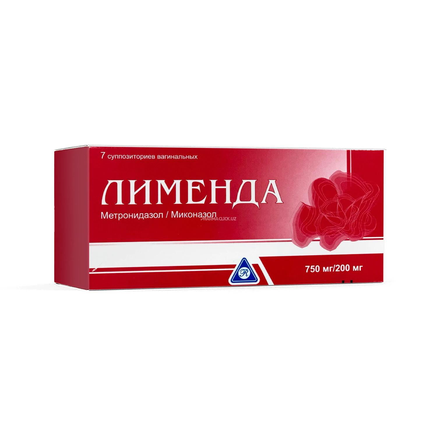 Limenda vaginal suppozitoriylar 750mg/200mg №7