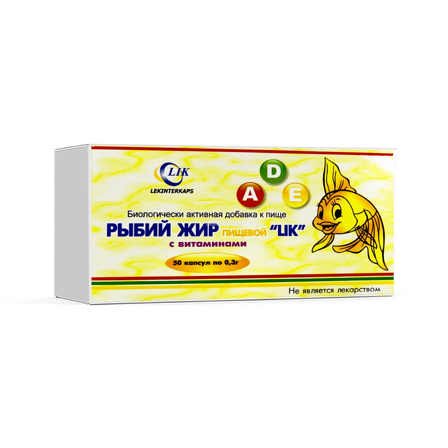 Vitaminlashtirilgan baliq moyi "LIK" 0.3g №50