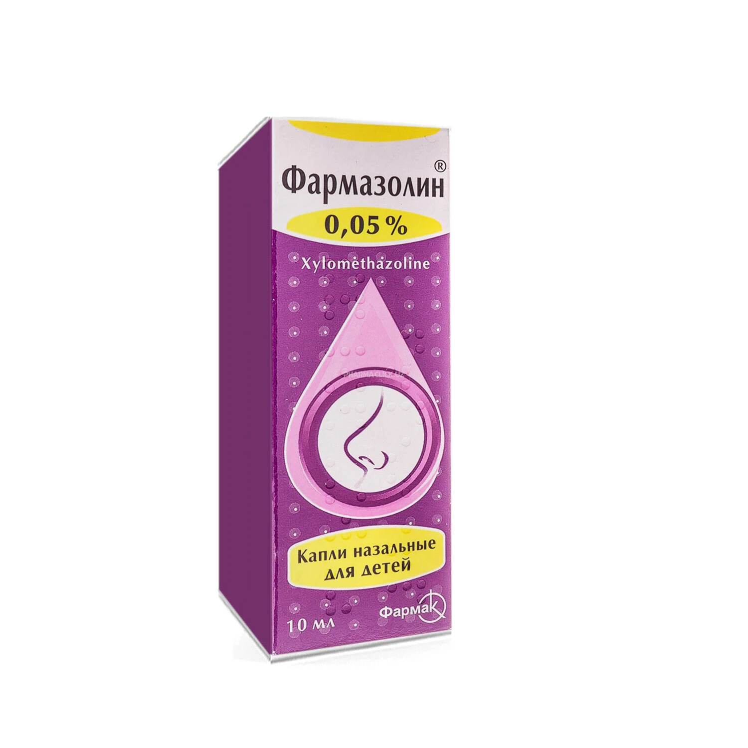 Фармазолин кап. назал. 0,05% 10мл Фармак