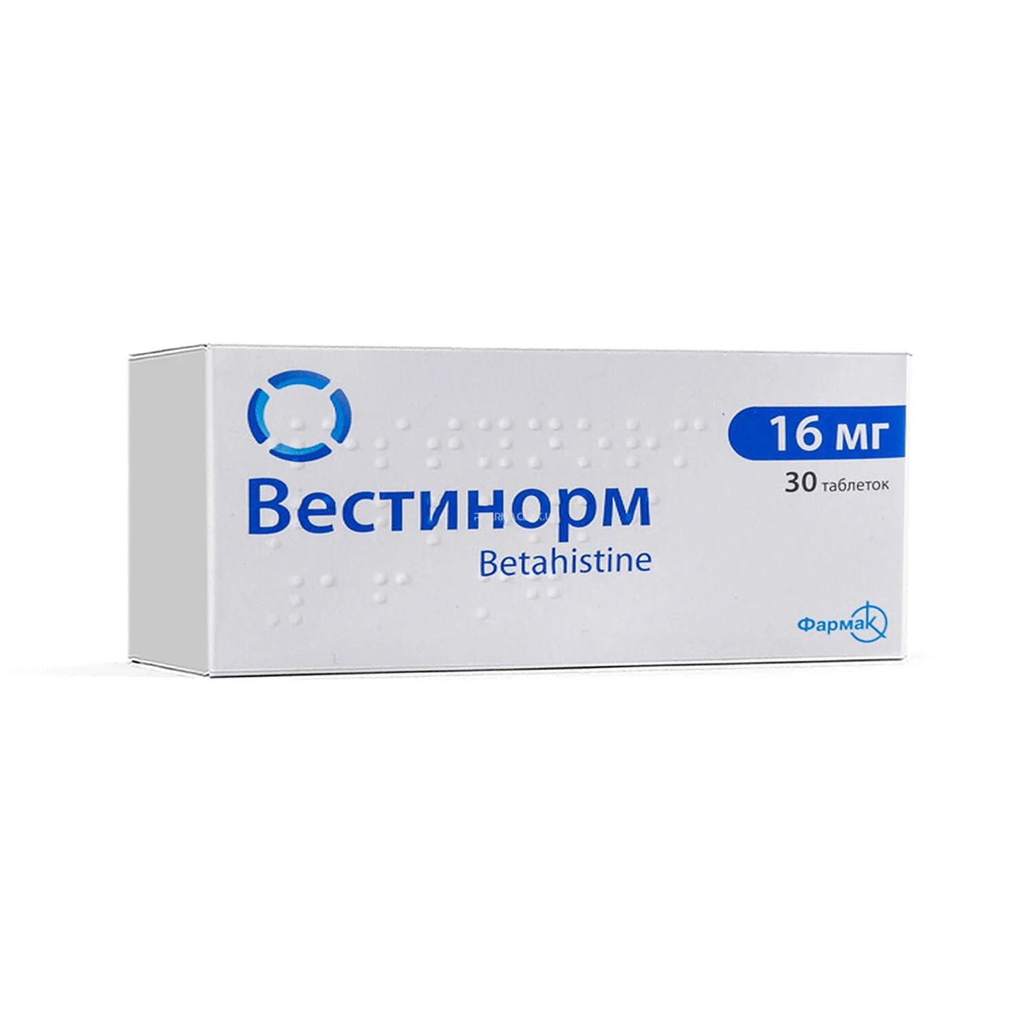 Вестинорм таб.16мг №30