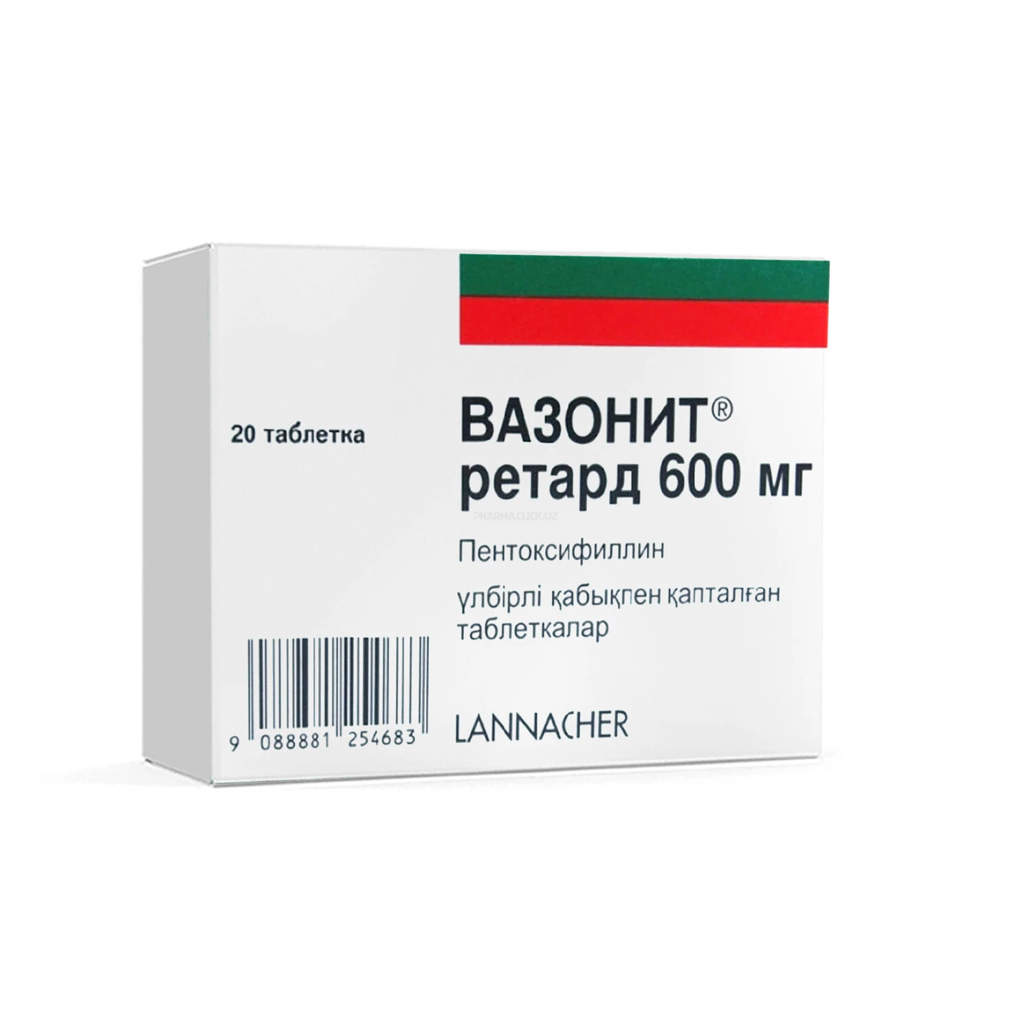 Вазонит ретард таб 600мг №20 