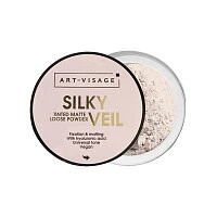 Рассыпчатая пудра для лица Art-Visage SILKY VEIL, оттенок 302 Матирующая телесная