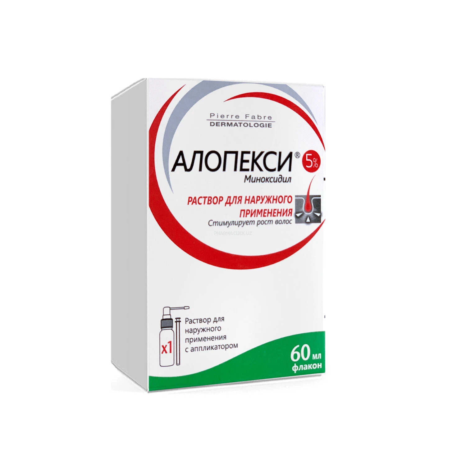 Алопекси 5% р-р д/нар.прим. фл. 60мл