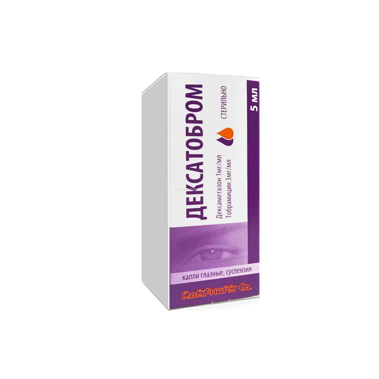 Deksatobrom ko‘z tomchilari, steril suspenziya 5ml