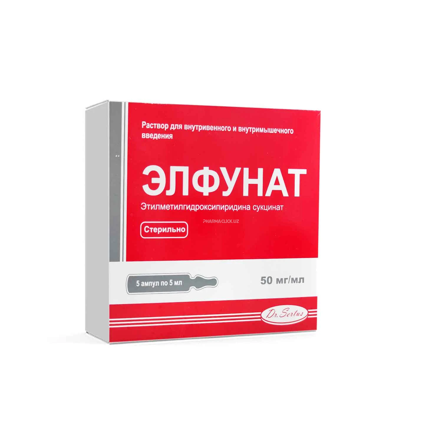Elfunat in'ektsiya eritmasi ampula 50 mg/ml 2 ml №10