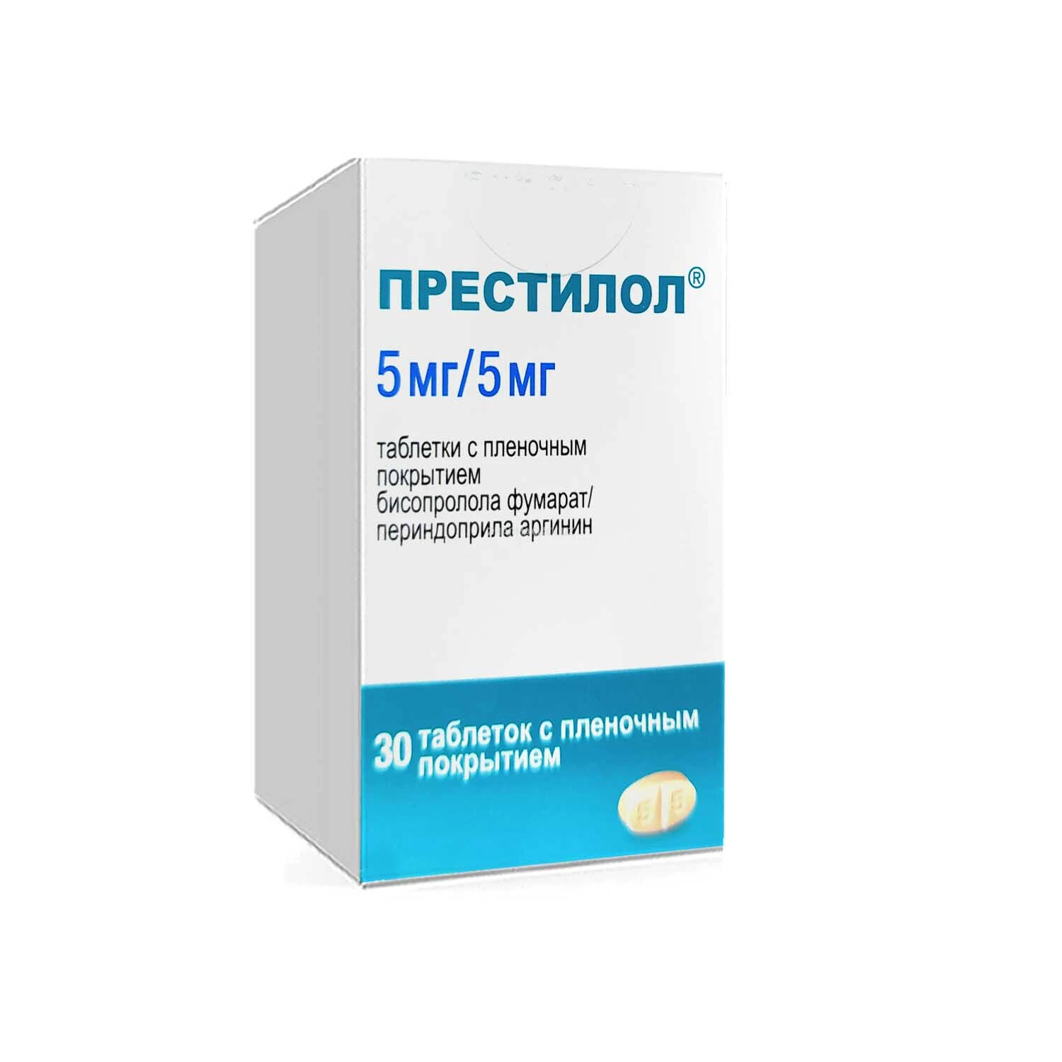 Prestilol tab. 5mg/5mg №30