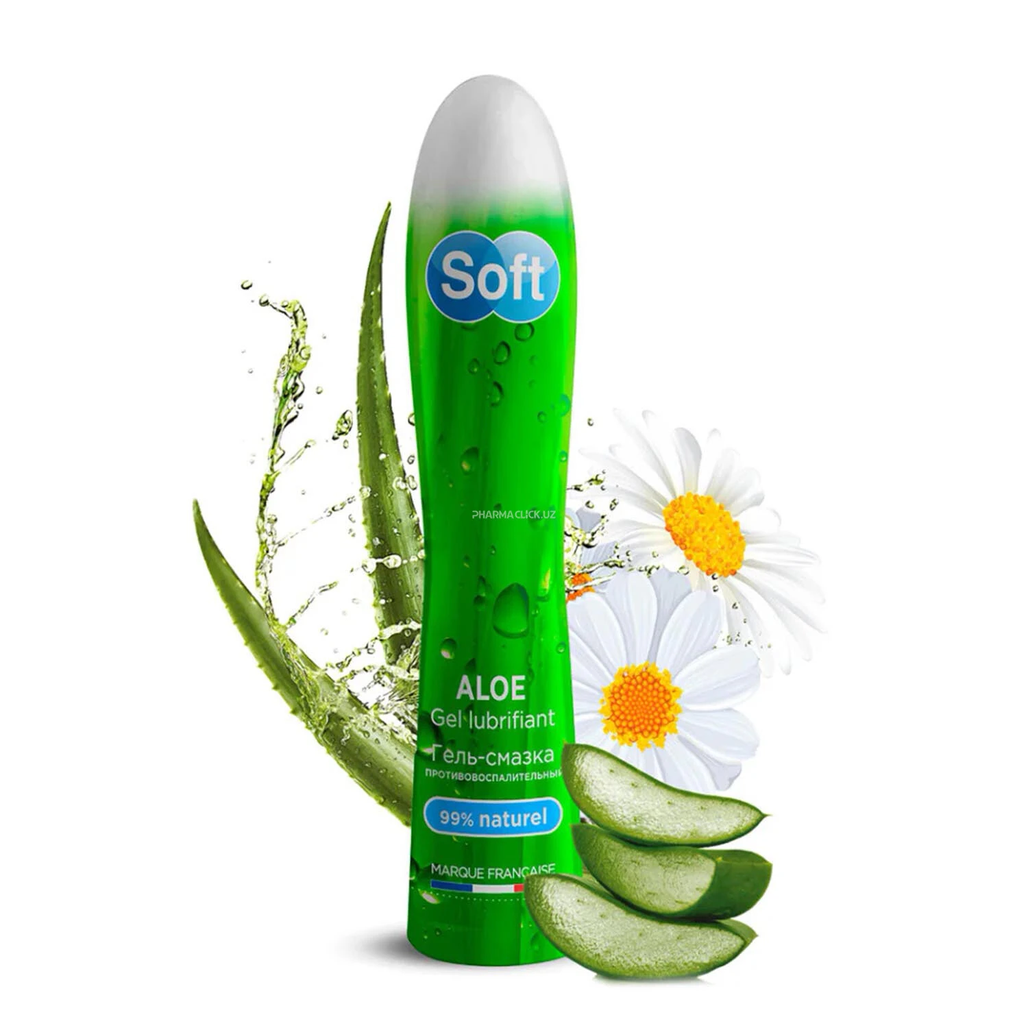Интимный гель - лубрикант SOFT ALOE CHAMOMILE 80 мл