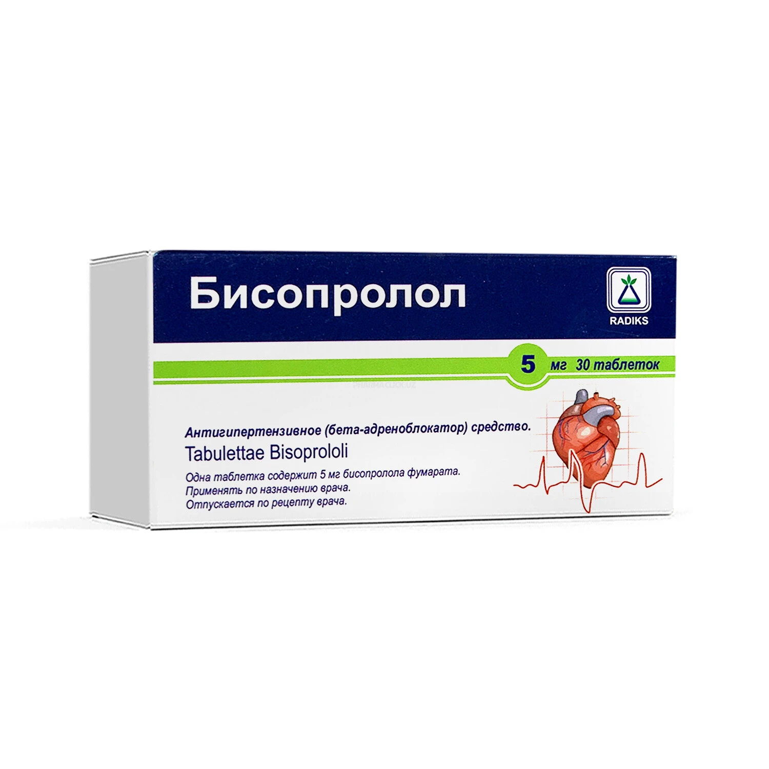 Bisoprolol tab 5mg №30 Radiks