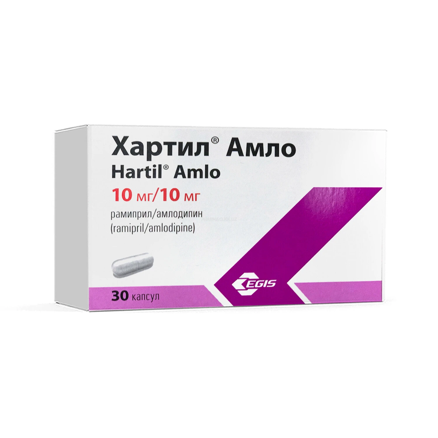 Хартил Амло кап. 10/10мг №30 