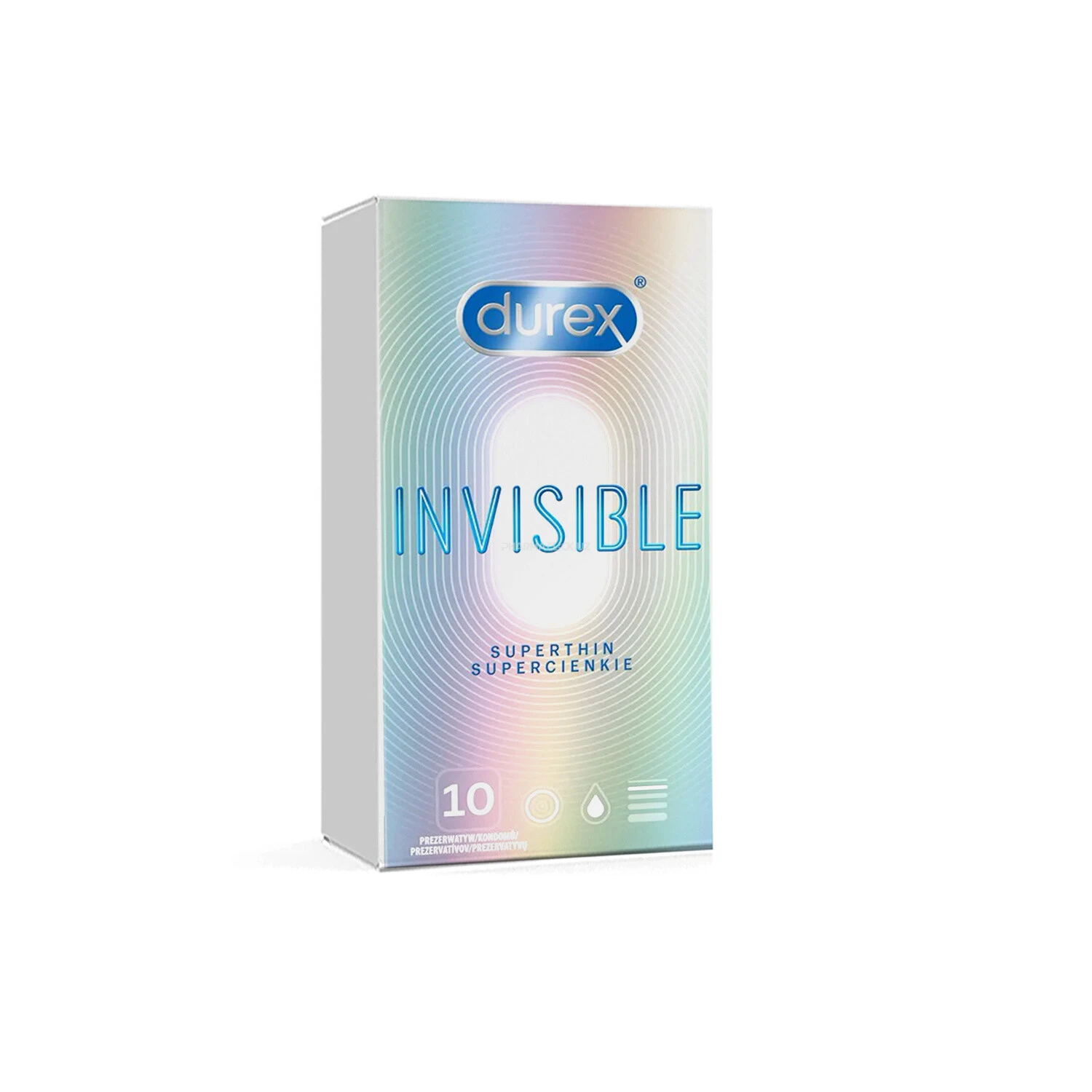 DUREX Invisible  prezervativlari №12 (o‘ta yupqa)