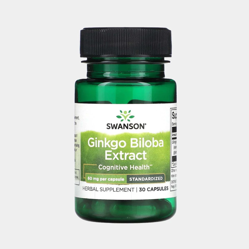 Ginkgo Biloba Extract 60 mg 30 Caps