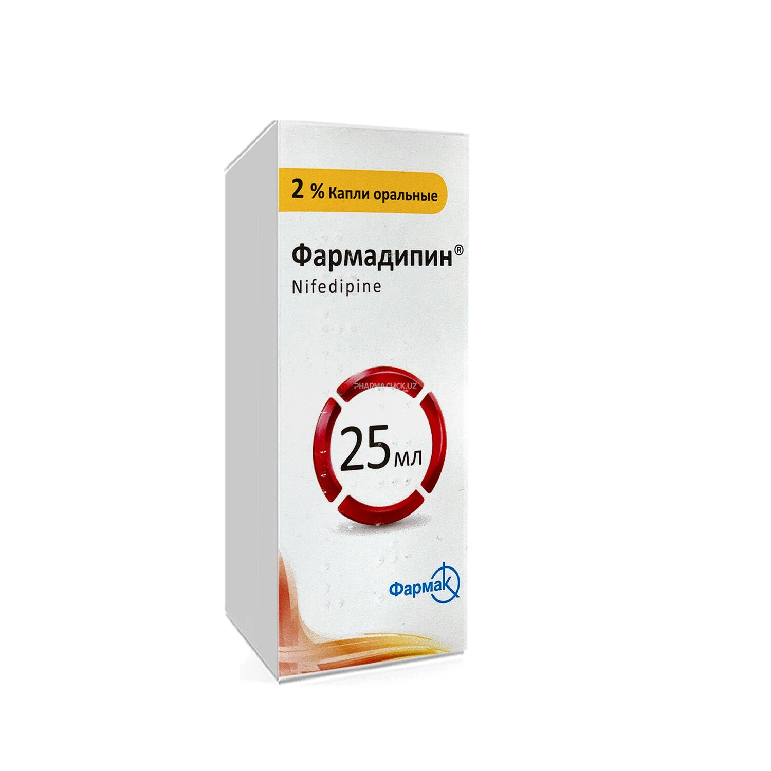 Фармадипин р-р 2% 25мл кап  Фармак