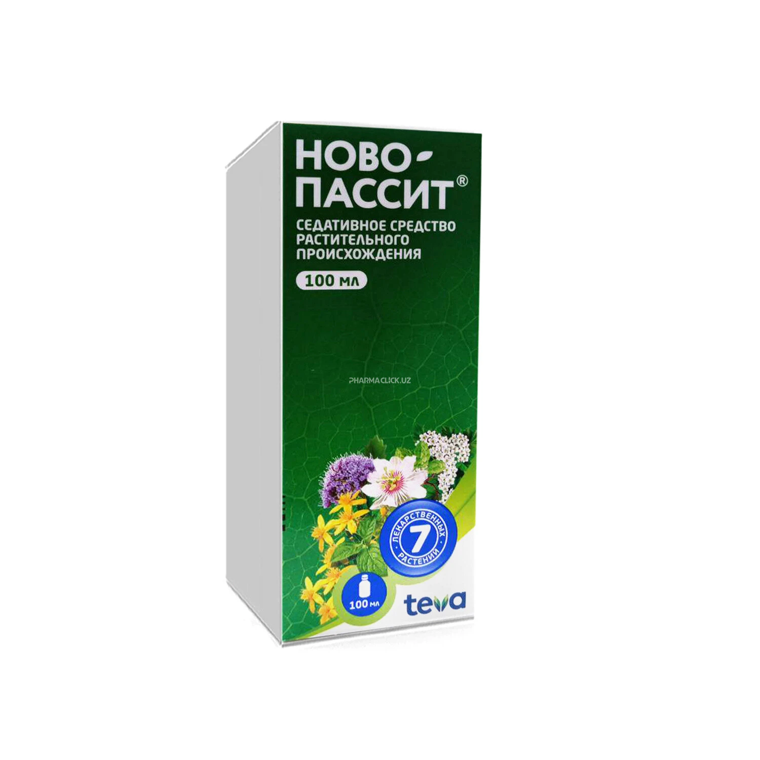 Novo-Passit ichga qabul qilish uchun eritma 100 ml