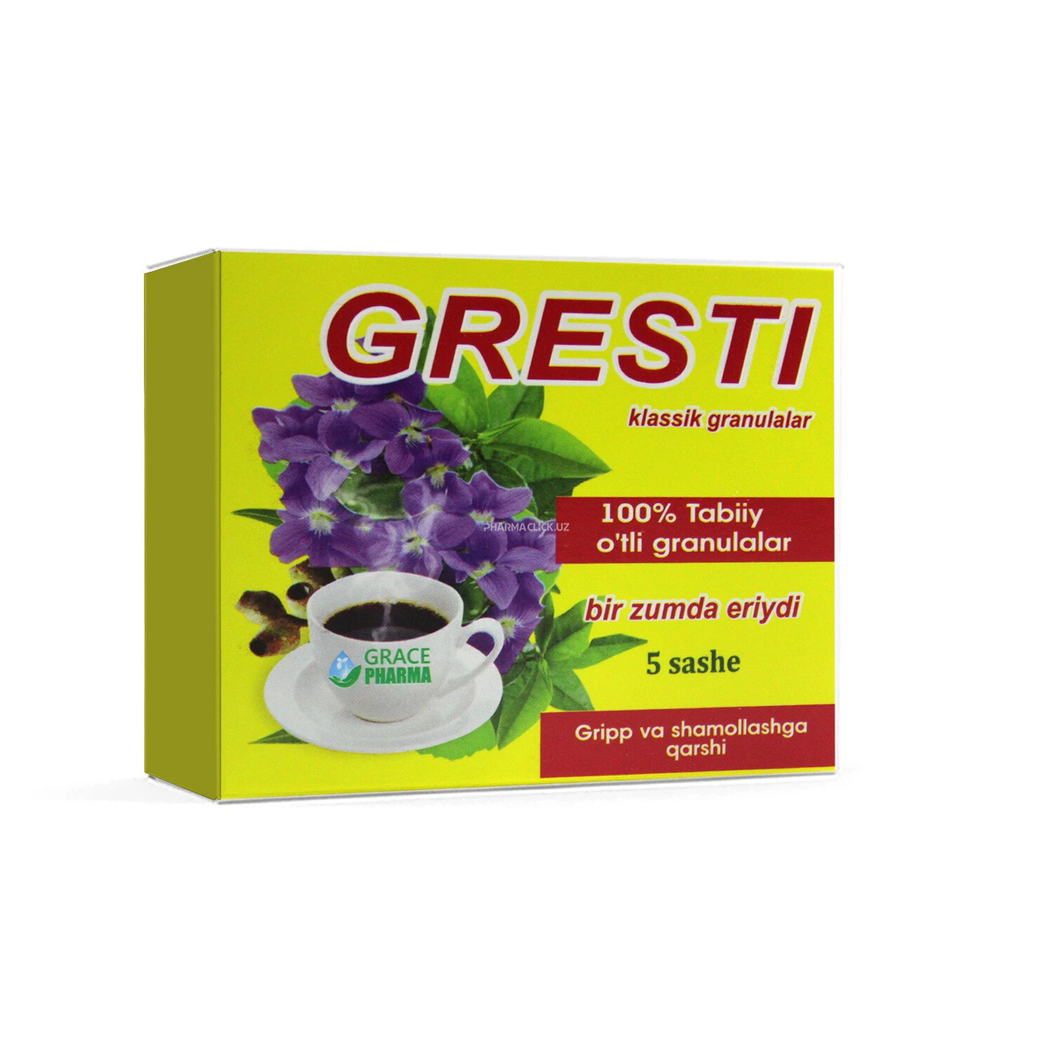 Грести травяные гранулы классические №5