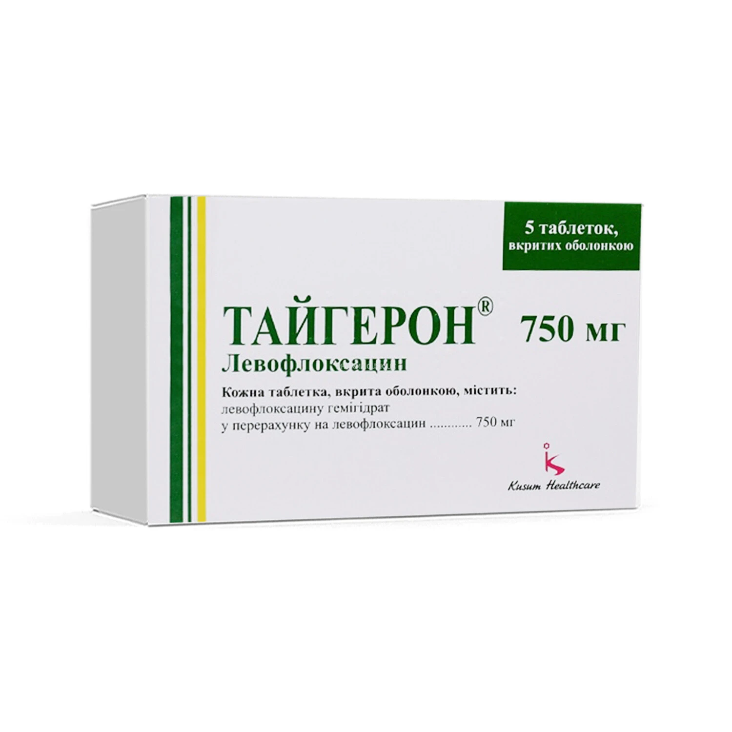 Taygeron 750mg tab. №5