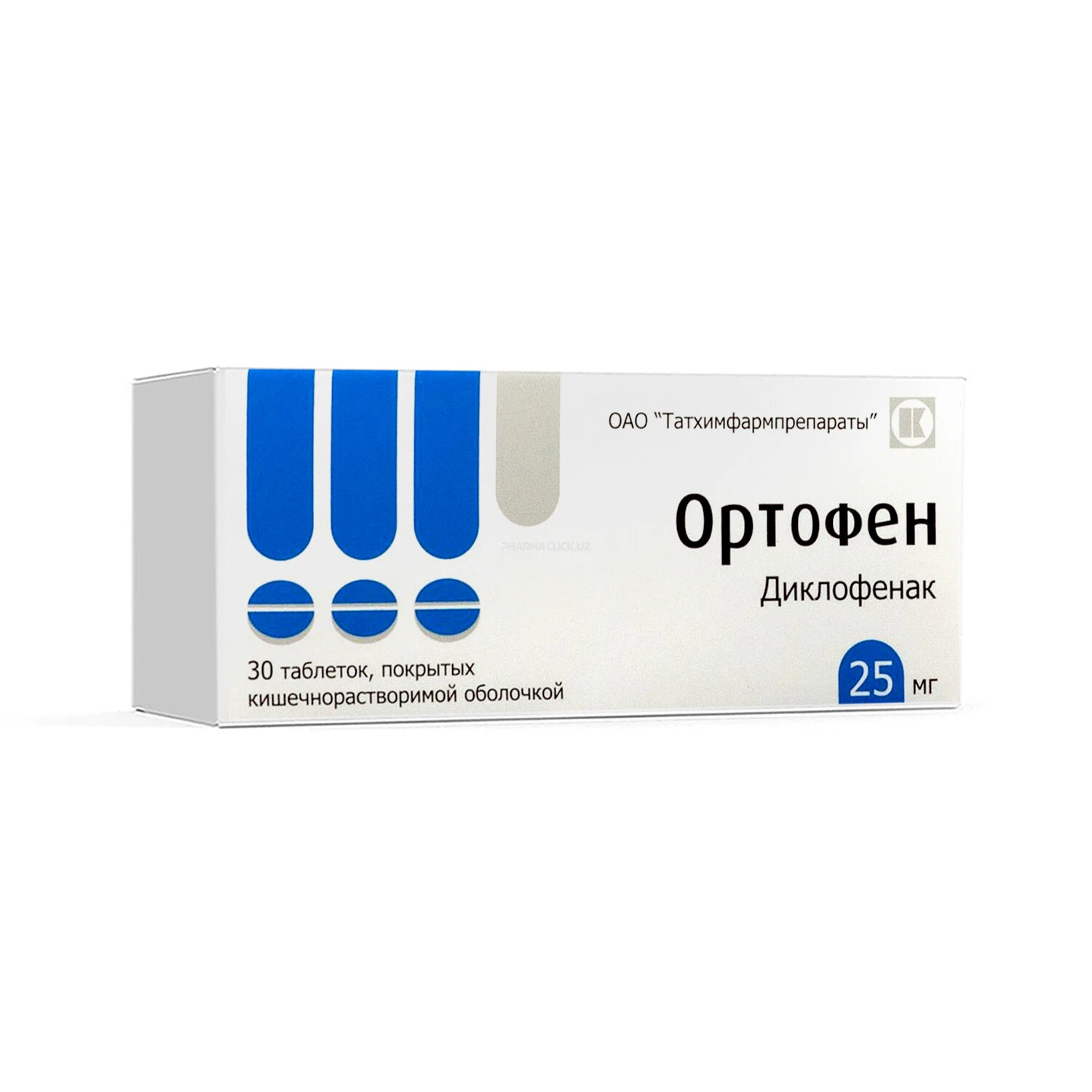 Ortofen tab. 25mg №30 (Tatximfarmpreparat)